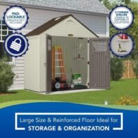 Suncast BMS8400D “4 x 8” Tremont Storage Shed - Image 4