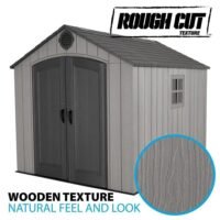 Lifetime 8 ft x 10 ft Outdoor Storage Shed 60371 - Image 5