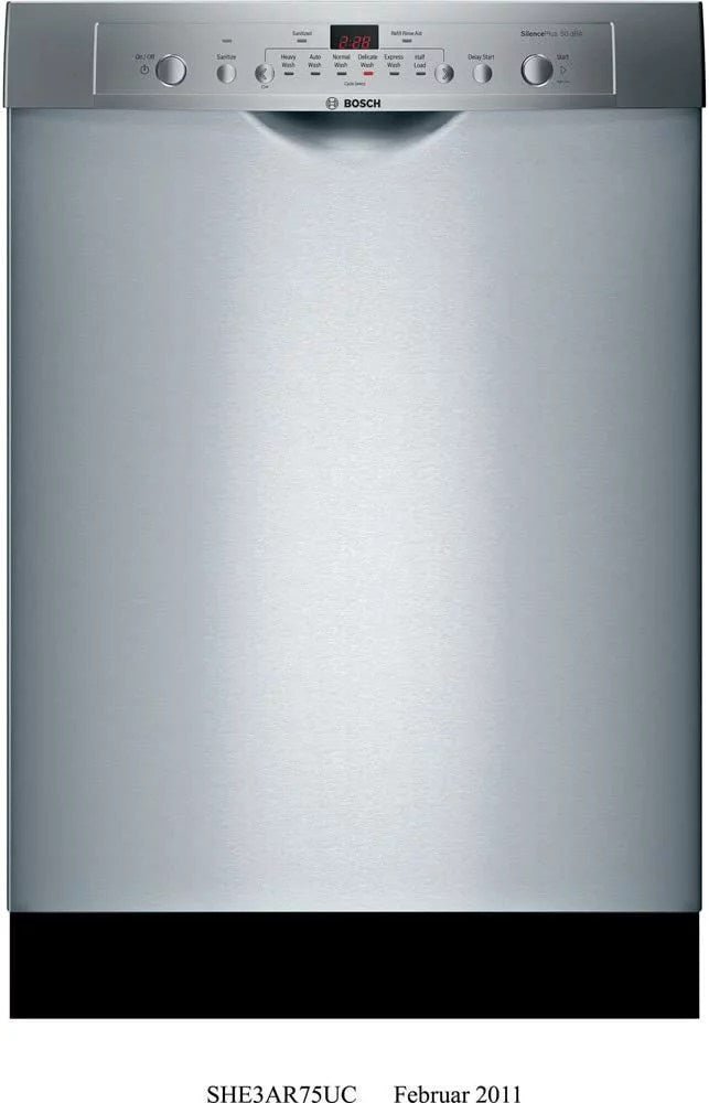 61Z0KuPJT-L._AC_SL1000-1.jpg Bosch Ascenta 24″ SHE3AR75UC Built-In Dishwasher – Stainless Steel - Image 1